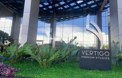 Imagem: O apartamento possui 1 Dormitório, 1 Banheiro, 1 Vaga na garagem