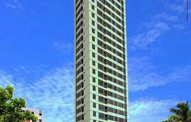 Imagem: O apartamento possui 1 Dormitório, 1 Banheiro, 1 Vaga na garagem