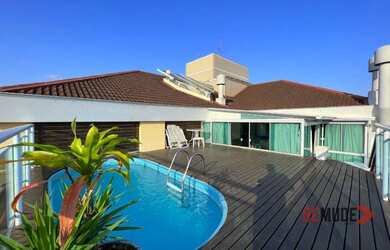 Imagem: O apartamento na cobertura possui 3 Dormitórios, 3 Banheiros