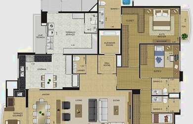 Imagem 8: Apartamento novo Alto Padrão para fazer do seu jeito no Jd Anália Franco