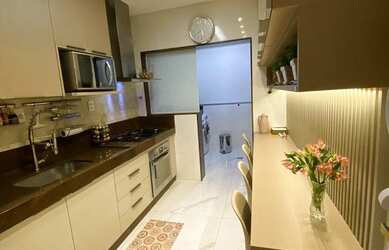 Imagem: O apartamento na cobertura possui 4 Dormitórios, 2 Banheiros