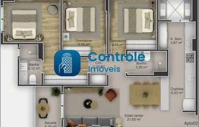 Imagem 10: S/Excelente opção de imóvel na planta, no Bairro Kobrasol em São José