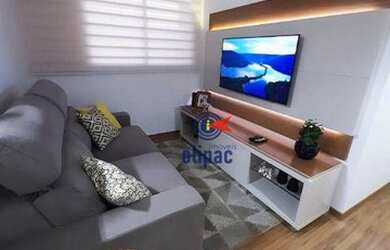 Imagem: O apartamento possui 2 Dormitórios, 1 Banheiro, 1 Vaga na garagem