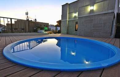 Imagem: O apartamento na cobertura possui 4 Dormitórios, 5 Banheiros