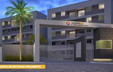 Imagem: O apartamento possui 2 Dormitórios, 1 Banheiro, 1 Vaga na garagem