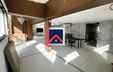 Imagem: O apartamento na cobertura possui 3 Dormitórios, 4 Banheiros