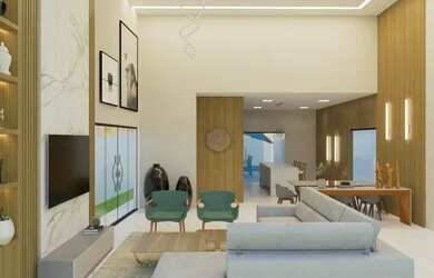 Imagem 7: Lindissima Casa 4 Suites no Alphaville 2 Area Gourmet c Piscina e Churrasqueira