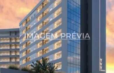 Imagem: O apartamento possui 1 Dormitório, 1 Banheiro, 1 Vaga na garagem