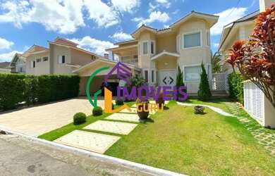 Imagem: A casa em condomínio possui 4 Dormitórios, 5 Banheiros, 5