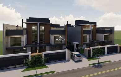 Imagem: A casa possui 3 Dormitórios, 3 Banheiros, 2 Vagas na garagem