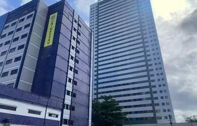 Imagem: O apartamento possui 1 Dormitório, 1 Banheiro, 1 Vaga na garagem