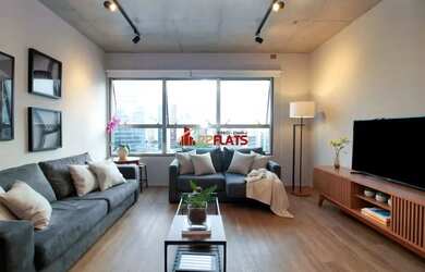 Imagem: O studio possui 2 Dormitórios, 1 Banheiro, 1 Vaga na garagem