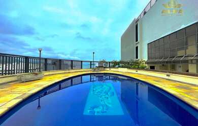 Imagem: O apartamento na cobertura possui 4 Dormitórios, 5 Banheiros