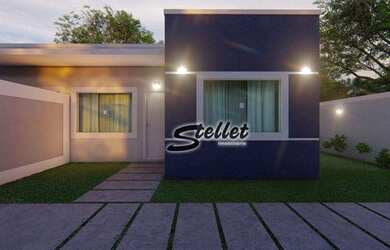 Imagem: A casa possui 2 Dormitórios, 2 Banheiros, 1 Vaga na garagem