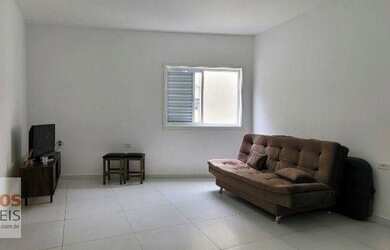 Imagem: O apartamento possui 1 Dormitório, 1 Banheiro, 1 Vaga na garagem