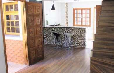 Imagem: A casa em condomínio possui 3 Dormitórios, 2 Banheiros, 2