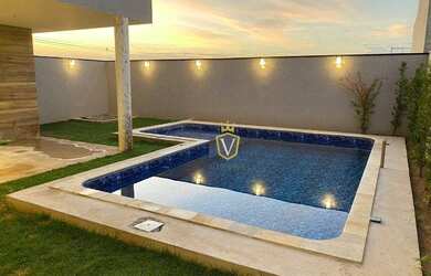 Imagem: A casa em condomínio possui 4 Dormitórios, 4 Banheiros, 4