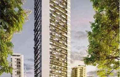 Imagem: O apartamento possui 1 Dormitório, 1 Banheiro, 1 Vaga na garagem