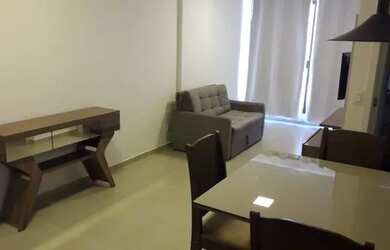 Imagem: O apartamento possui 1 Dormitório, 1 Banheiro, 1 Vaga na garagem