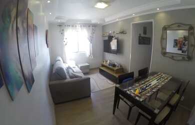 Imagem: O apartamento possui 3 Dormitórios, 1 Banheiro, 1 Vaga na garagem