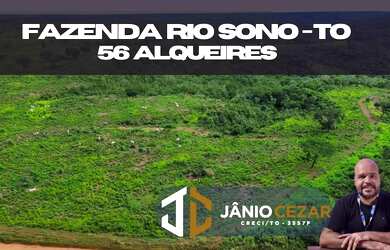 Imagem: A fazenda possui 1.355.200m² de Área e está localizado em