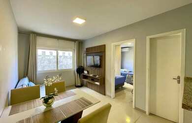 Imagem: O apartamento possui 1 Dormitório, 1 Banheiro, 49m² de Área