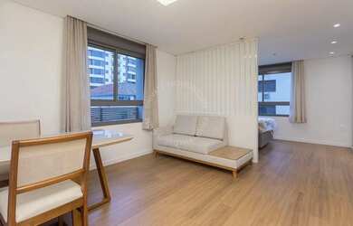 Imagem: O apartamento para alugar possui 1 Dormitório, 1 Banheiro