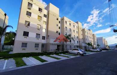 Imagem: O apartamento possui 2 Dormitórios, 1 Banheiro, 1 Vaga na garagem