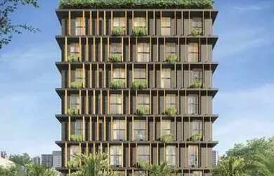 Imagem: O apartamento possui 1 Dormitório, 1 Banheiro, 1 Vaga na garagem