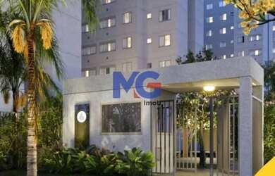 Imagem: O apartamento possui 2 Dormitórios, 1 Banheiro, 1 Vaga na garagem