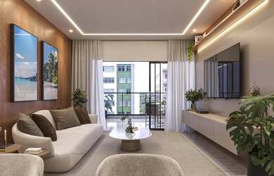 Imagem: O apartamento possui 4 Dormitórios, 1 Banheiro, 3 Vagas na