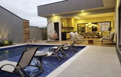 Imagem 2: Casa Térrea e mobiliada com muito bom gosto à venda no Condomínio Buona...