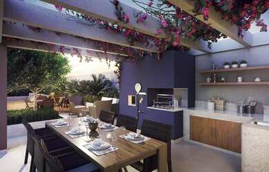 Imagem: O apartamento possui 2 Dormitórios, 1 Banheiro, 1 Vaga na garagem