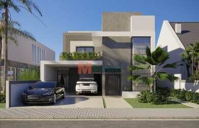 Imagem: A casa em condomínio possui 3 Dormitórios, 4 Banheiros, 2