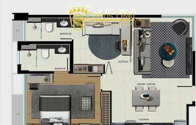 Imagem 2: Apartamento de 39.58 em Belo Horizonte , Minas Gerais