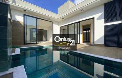 Imagem: A casa em condomínio possui 3 Dormitórios, 5 Banheiros, 4