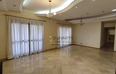 Imagem: O apartamento na cobertura possui 4 Dormitórios, 4 Banheiros