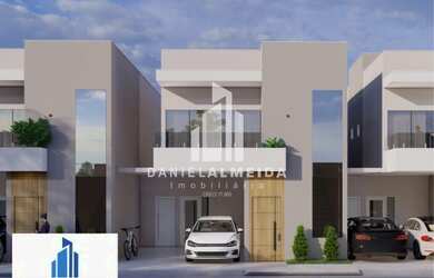 Imagem: A casa possui 3 Dormitórios, 2 Banheiros, 2 Vagas na garagem