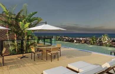 Imagem: O apartamento possui 1 Dormitório, 1 Banheiro, 1 Vaga na garagem