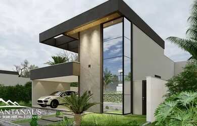 Imagem: A casa em condomínioe possui 3 Dormitórios, 3 Banheiros, 2