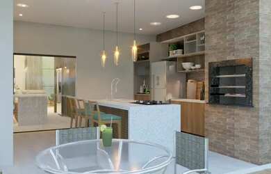 Imagem 8: Lindissima Casa 4 Suites no Alphaville 2 Area Gourmet c Piscina e Churrasqueira