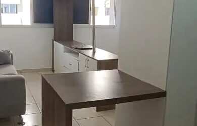 Imagem: O apartamento possui 1 Dormitório, 1 Banheiro, 1 Vaga na garagem