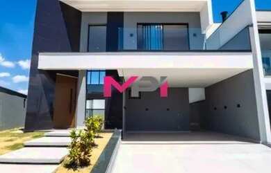 Imagem: A casa em condomínio possui 4 Dormitórios, 5 Banheiros, 4