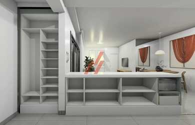 Imagem 7: Apartamento para locação em Barueri-SP, no Tamboré Alphaville: 1 quarto, 1 suíte, 2 salas