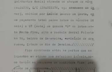 Imagem: O terreno possui 450m² de Área e está localizado em Araruama