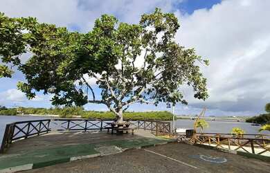 Imagem: A casa em condomínio possui 5 Dormitórios, 5 Banheiros, 2