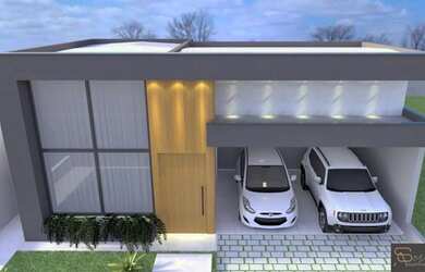 Imagem: A casa em condomínio possui 3 Dormitórios, 4 Banheiros, 2