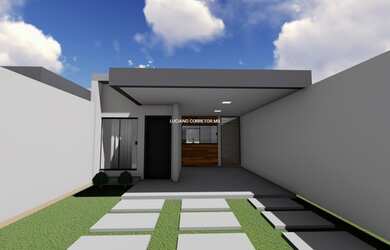 Imagem: A casa possui 2 Dormitórios, 2 Banheiros, 1 Vaga na garagem