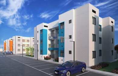 Imagem: O apartamento possui 2 Dormitórios, 1 Banheiro, 1 Vaga na garagem