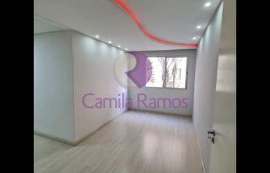 Imagem: O apartamento possui 1 Dormitório, 1 Banheiro, 1 Vaga na garagem